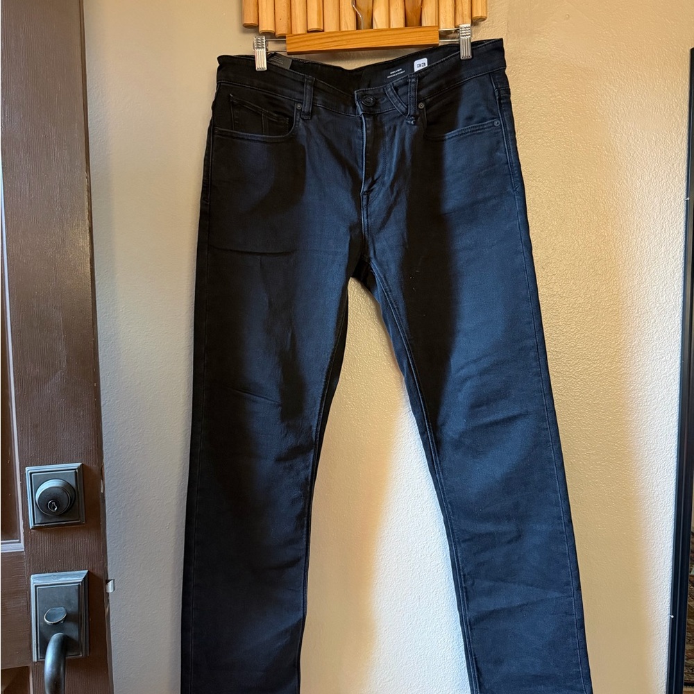 Volcom Solver Men's Black Straight Jeans